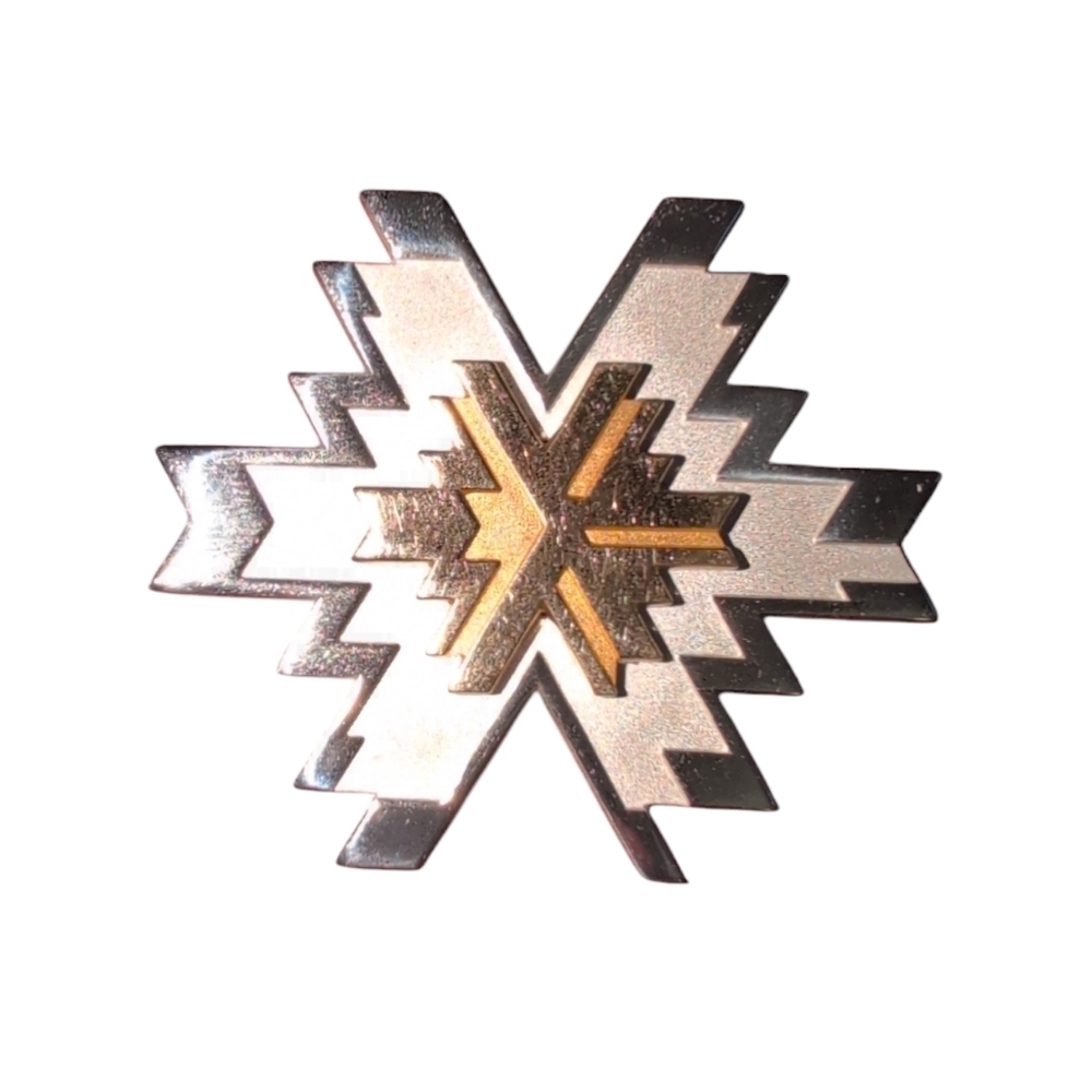 14k 2002 Salt Lake City Olympics Limited Edition Numbered Snowflake Pin